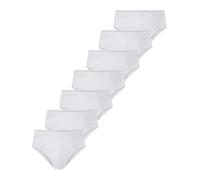 Slip JAN VANDERSTORM "7er Pack Slips GOEBOR", Herren, Gr. 4XL, weiß, Obermaterial: 100% Baumwolle CO., Unterhosen Slip (67722422-4XL) weiß