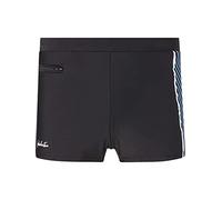 Badeshorts JAN VANDERSTORM "Badehose MALICK", Herren, Gr. 7XL, weit, schwarz, Obermaterial: 80% Polyamid ECONYL PA ECONYL. 20% Elasthan EL., Badehosen Badeshorts (73508836-7XL) schwarz