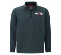 Jan Vanderstorm Herren Fleece-Sweatshirt Sietse Petrol, 2XL (XXL) - 60/62