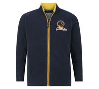 Jan Vanderstorm Herren Fleecejacke Hallvar Weiche Sweatjacke Aus Fleece dunkelblau, XL - 56/58