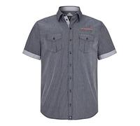 Jan Vanderstorm Comfort Fit Hemd Kurzarm schwarz