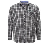 Langarmhemd JAN VANDERSTORM "Hemd BJORNMAN", Herren, Gr. XL, weit, grün (grün kariert), Obermaterial: 100% Baumwolle CO., Langarm, Hemden (36445406-XL) grün kariert