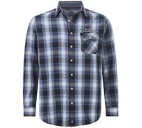 Karohemd JAN VANDERSTORM "Hemd KAITAR" Gr. 6XL, blau (blau kariert) Herren Hemden (66076810-6XL) blau kariert