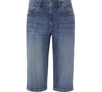 Bermudas JAN VANDERSTORM "Jeansbermuda HARLORF", Herren, Gr. 66, N-Gr, blau, Obermaterial: 98% Baumwolle CO. 2% Elasthan EL., Hosen Bermudas (34382003-66) blau