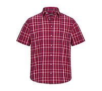 Jan Vanderstorm Kurzarmhemd Herren Comfort Fit Baumwolle rot, XXXXL