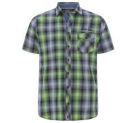Kurzarmhemd JAN VANDERSTORM "Kurzarmhemd HILSING", Herren, Gr. 3XL, weit, grün (grün kariert), Obermaterial: 100% Baumwolle CO., comfort fit, Hemden (35542169-XXXL) grün kariert