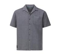 Jan Vanderstorm Comfort Fit Hemd Kurzarm blau