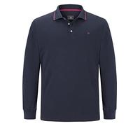 Jan Vanderstorm Herren Langarm-Poloshirt Ellis Dunkelblau, 2XL (XXL) - 60/62