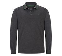Jan Vanderstorm Herren Langarm-Poloshirt Ellis Dunkelgrau, 2XL (XXL) - 60/62