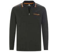 Jan Vanderstorm Langarm-Poloshirt Herren oliv, XXXL