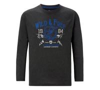 Jan Vanderstorm Langarmshirt Herren grau, 5XL