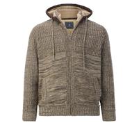 Jan Vanderstorm Outdoor Strickjacke Herren braun, XXXL