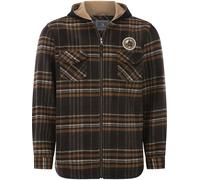 Jan Vanderstorm Outdoorhemd Herren Comfort Fit braun, XL