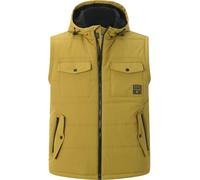 Steppweste JAN VANDERSTORM "Outdoorweste FJORDHEIM", Herren, Gr. 62, grün (oliv), Obermaterial: 55% Polyamid ECONYL PA ECONYL. 45% Polyester COOLMAX PES(Coolmax)., Westen Steppweste (78294267-62) oliv