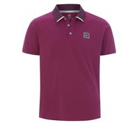Jan Vanderstorm Herren Poloshirt Morlan Elegantes Piqué Kurzarm Polo mit Kontrastdetails, atmungsaktives Baumwoll-Top, Comfort-Fit, Seitenschlitze, Casual-Look, 100% Baumwolle, L-7XL Dunkelrot, 68/70