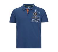 Poloshirt JAN VANDERSTORM "Poloshirt NICCO", Herren, Gr. XL, blau (royal blau), Obermaterial: 100% Baumwolle CO., casual, comfort fit normal, ohne Ausschnitt, Kurzarm, Shirts (57010402-XL) royal blau
