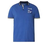 Jan Vanderstorm Comfort Fit Poloshirt Kurzarm blau
