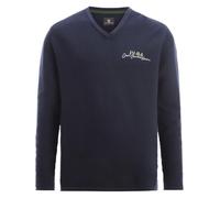 Jan Vanderstorm Pullover Herren blau, L