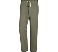 Jan Vanderstorm Herren Schlupfhose Hanssi Komfortable Stretch-Freizeit-Hose, atmungsaktiv, robuste Flexible Jogger, vielseitige Allwetter Outdoor Hose, 100% Baumwolle, große Größen bis 5XL Oliv, 60