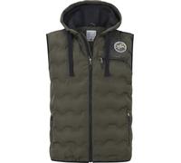 Steppweste JAN VANDERSTORM "Steppweste ERKULF", Herren, Gr. 64, grün (oliv), Obermaterial: 100% Polyester PES., casual, comfort fit normal, Westen, mit sechs praktischen Taschen (65860136-64) oliv