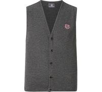 Jan Vanderstorm Herren Strickweste Rutmar dunkelgrau, 2XL (XXL) - 60/62