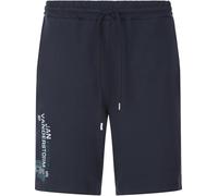 Sweatbermudas JAN VANDERSTORM "Sweatbermuda PERMARSEN", Herren, Gr. 7XL, N-Gr, blau (dunkelblau), Obermaterial: 100% Baumwolle CO., Hosen (38865118-7XL) dunkelblau