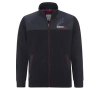 Sweatjacke JAN VANDERSTORM "Sweatjacke ASPIAN", Herren, Gr. XXXL, blau (dunkelblau), Obermaterial: 100% Polyester PES., casual, normal, ohne Ausschnitt, Sweatjacken (41285030-XXXL) dunkelblau