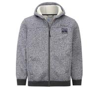 Jan Vanderstorm Comfort Fit Sweatjacke grau, Einfarbig