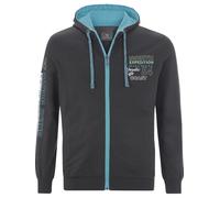 Jan Vanderstorm Sweatjacke Herren grau, XXL