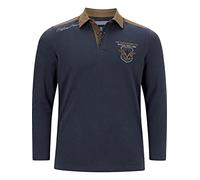 Sweatshirt JAN VANDERSTORM "Sweatshirt BALDREK", Herren, Gr. L, blau (dunkelblau), Obermaterial: 100% Baumwolle CO., normal, ohne Ausschnitt, Sweatshirts Sweatshirt (71045317-L) dunkelblau