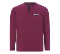 Jan Vanderstorm Comfort Fit Sweatshirt dunkelrot, Einfarbig