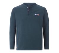 Funktionsshirt JAN VANDERSTORM "Sweatshirt JORNSEN", Herren, Gr. XXXL, blau (petrol), Obermaterial: 100% Baumwolle CO., casual, comfort fit normal, Serafino, Langarm, Shirts (42930848-XXXL) petrol