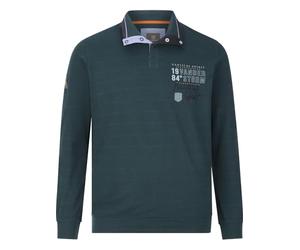 Jan Vanderstorm Herren Sweatshirt Magnusdal Petrol, 68/70