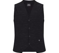 Jan Vanderstorm Herren Sweatweste Ahlmann leichte Weste aus Baumwolle schwarz, 5XL (XXXXXL) - 72/74