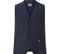 Jan Vanderstorm Herren Sweatweste Ahlmann | Strukturierte Freizeiteweste aus Baumwoll-Mischung, große Größen L-XL, gerade Passform für Männer, mit Knöpfen, Taschen