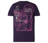 Jan Vanderstorm Herren T-Shirt Dominik | Kurzarm, Rundhals| Reine Baumwolle | große Größen L-7XL lila, 60/62