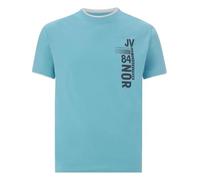 Jan Vanderstorm Herren T-Shirt Flemming | Kurzarm, Rundhals| Reine Baumwolle | große Größen L-7XL türkis, 5XL (XXXXXL) - 72/74