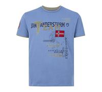 Jan Vanderstorm Herren T-Shirt Sölve | aus 100% Baumwolle | gerader Schnitt und angenehmer Jersey | bedruckt | große Größen L-7XL