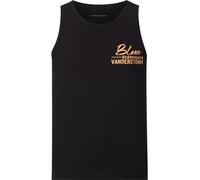 Jan Vanderstorm Herren Tanktop Felton |Muskelshirt |Rundhals |Aufdruck | Reine Baumwolle | große Größen L-7XL schwarz, 6XL (XXXXXXL) - 76/78