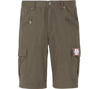 Jan Vanderstorm Herren Tiefbundbermuda Heimeram Oliv, 58