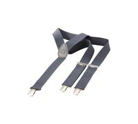 Jan Vanderstorm Hosenträger grau, Einfarbig