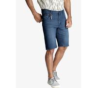 Bermudas JAN VANDERSTORM "Jeansbermuda DITMANN", Herren, Gr. 72, blau, Obermaterial: 78% Baumwolle CO. 20% Polyester PES. 2% Elasthan EL., casual, regular fit kurz, Hosen (16980364-72) blau