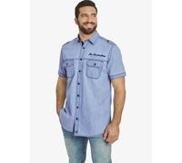 Jeanshemd JAN VANDERSTORM "Jeanshemd LORENSIUS", Herren, Gr. 7XL, blau (hellblau), casual, comfort fit normal, Hemden (45816840-7XL) hellblau