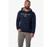 Jan Vanderstorm Kapuzenpullover Herren Baumwolle blau, 4XL