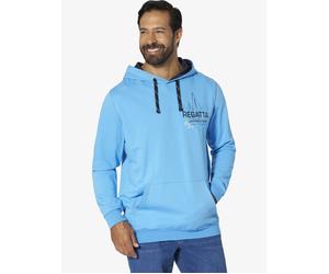 Jan Vanderstorm Kapuzenpullover Herren Baumwolle blau, 4XL