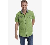 Jan Vanderstorm Comfort Fit Hemd Kurzarm hellgrün