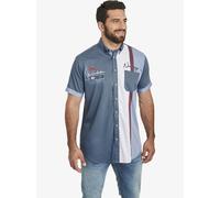 Jan Vanderstorm Comfort Fit Hemd Kurzarm blau
