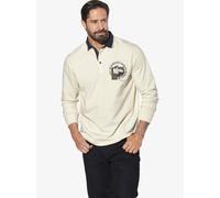Jan Vanderstorm Langarm-Poloshirt Herren vanille, 4XL