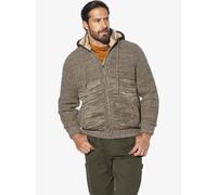 Jan Vanderstorm Outdoor Strickjacke Herren braun, XXL
