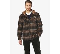Outdoorjacke JAN VANDERSTORM "Outdoorhemd FAAPE" Gr. 4XL, braun (braun kariert) Herren Jacken (81040722-4XL) braun kariert